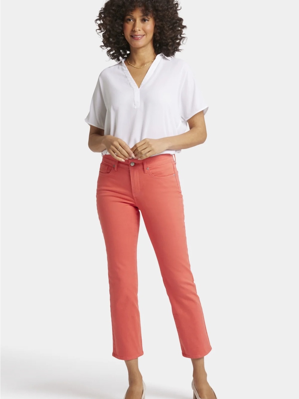 NYDJ Marilyn Straight Leg Ankle Jeans